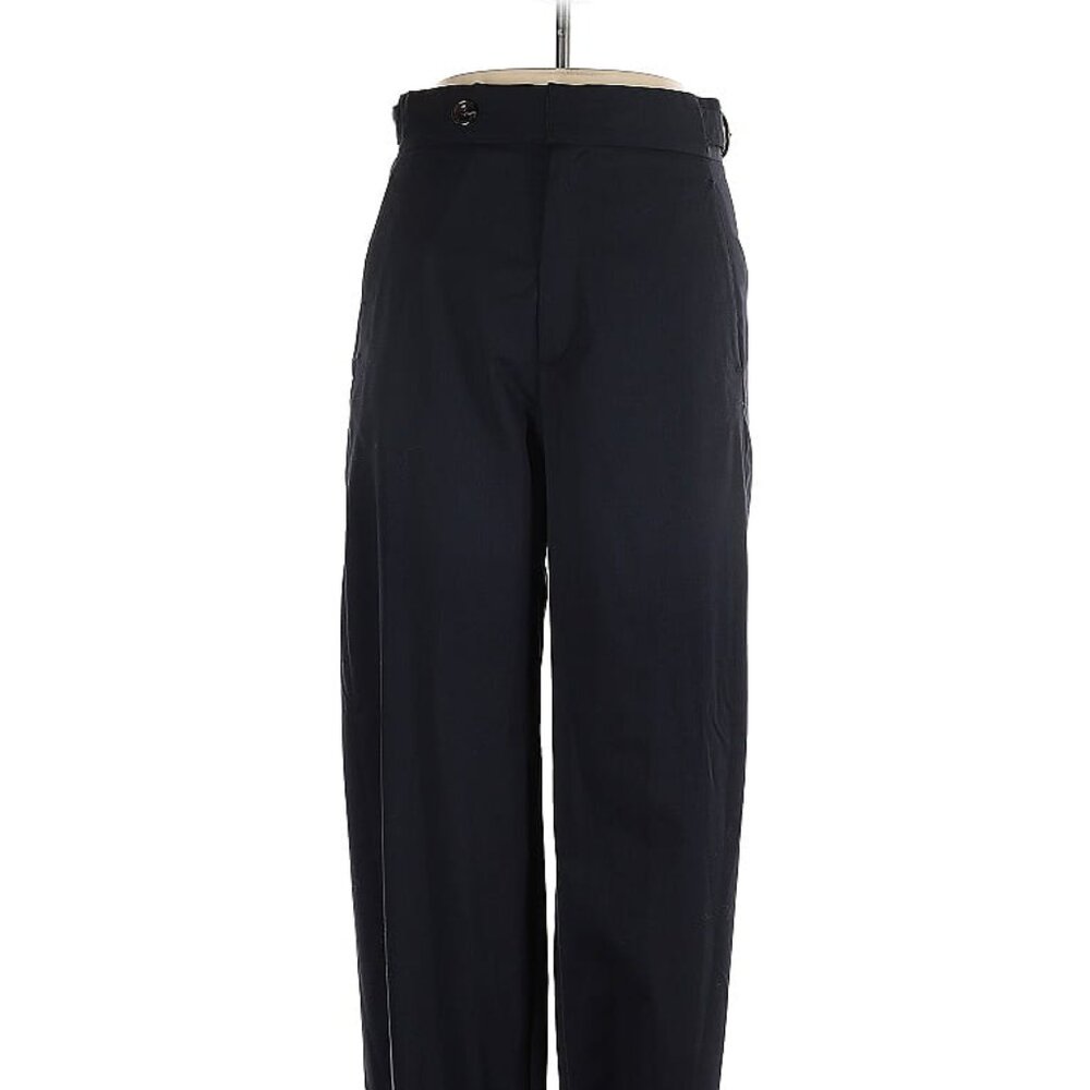 Soeur Women's Navy Dress Pants Wool Blend